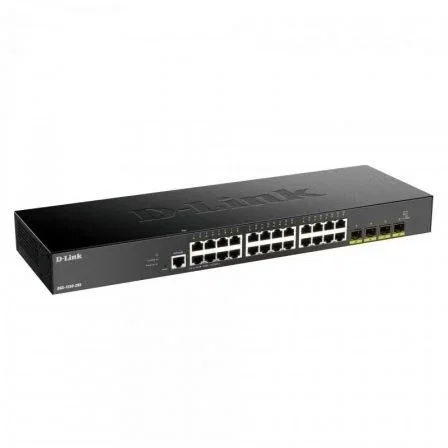 D-Link DGS-1250-28X/E Switch Gestionado L3 Lite con 24 Puertos Gigabit y 4 SFP+ 10G